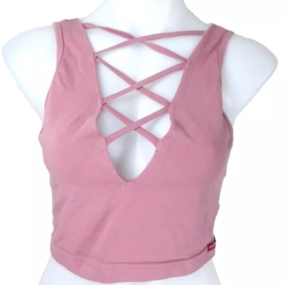 Hard Tail Reversible Crop Top - Picture 1 of 3